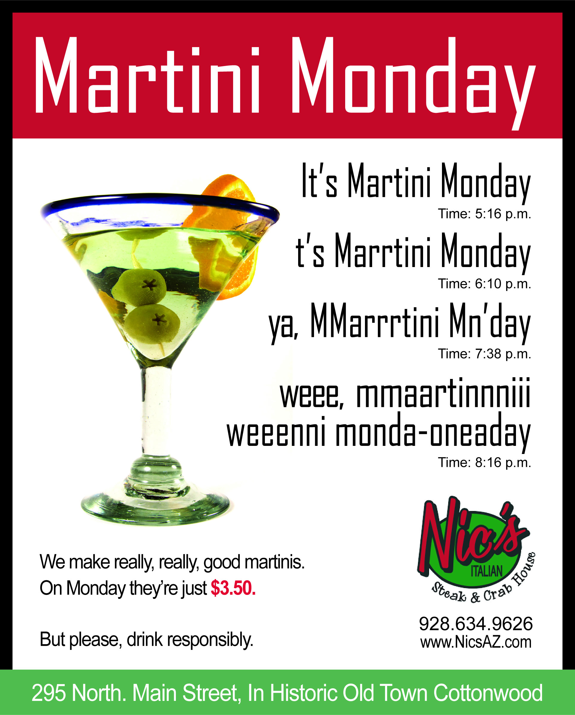 Nic's Martinis